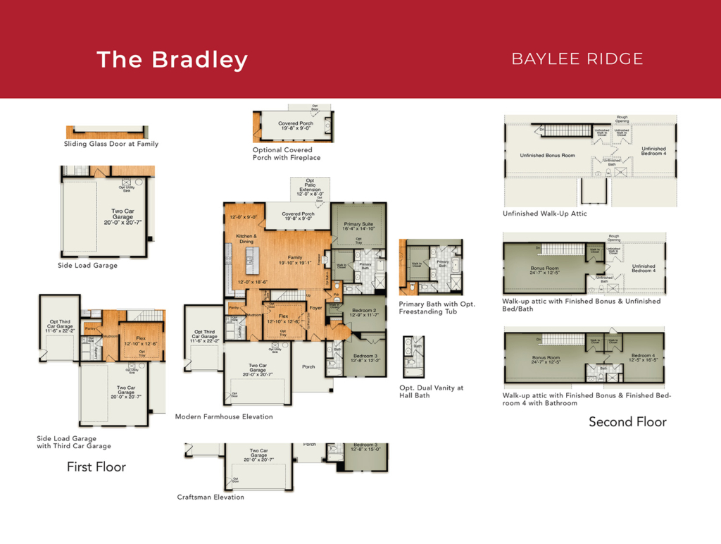 Floor Plan of Baylee Ridge-Bradley