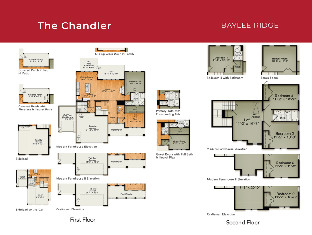 Floor Plan of Baylee Ridge-Chandler