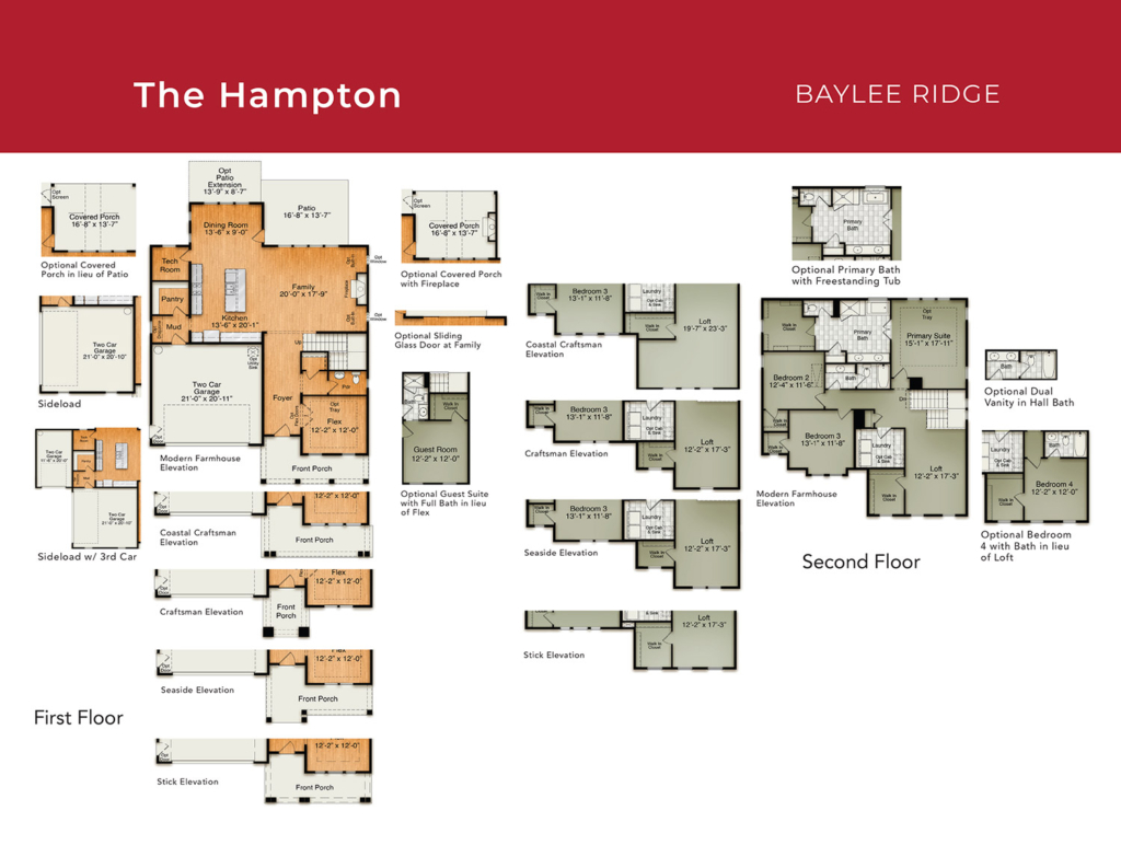 Floor Plan of Baylee Ridge-Hampton