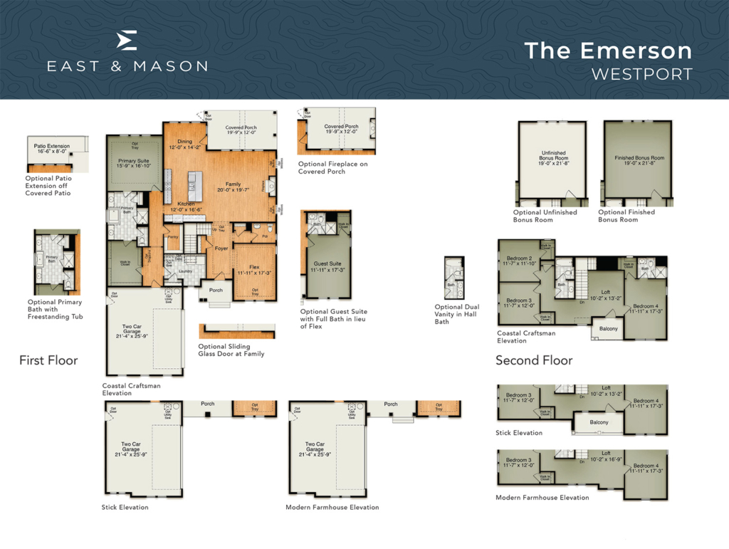 Floor Plan of EM Westport-Emerson