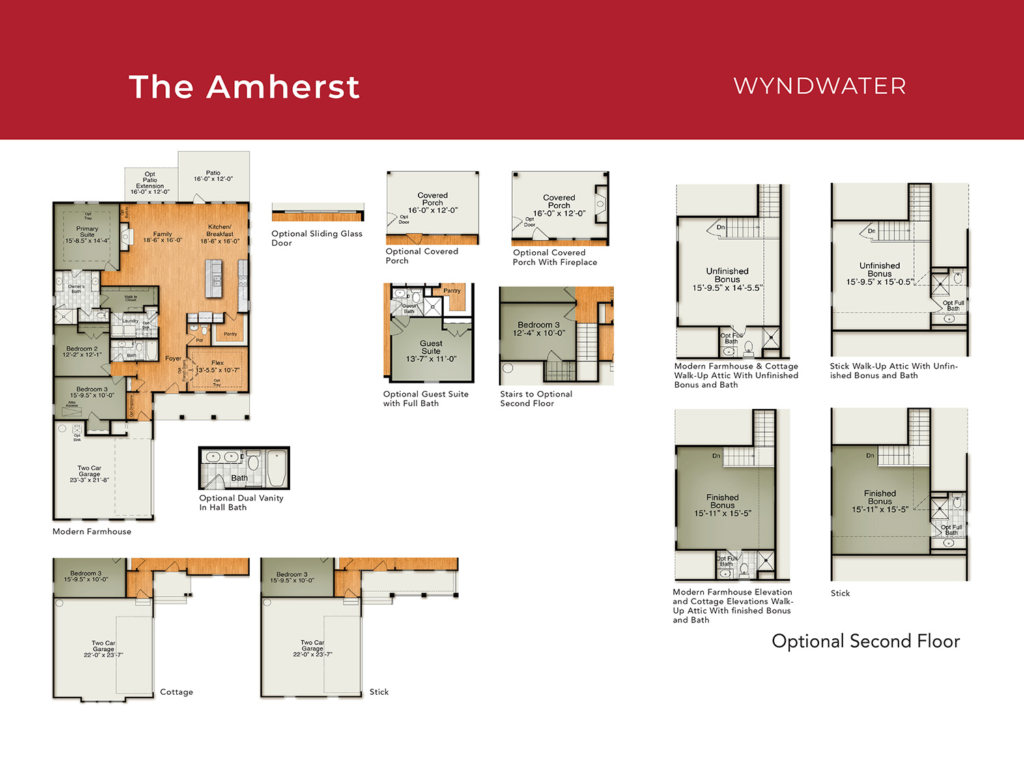 Floor Plan of WyndWater-Amherst