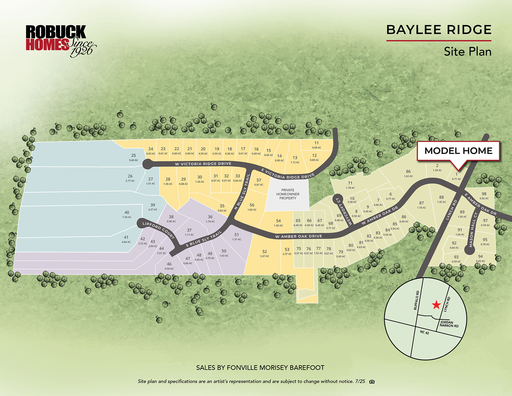 Baylee Ridge Siteplan