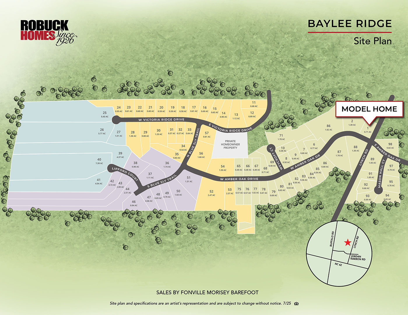 Baylee Ridge Siteplan