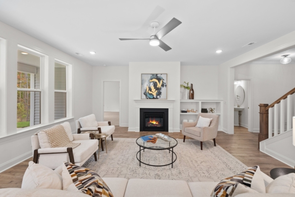 The Bradley Modern Farmhouse, one of the 2025 Parade winners, earned a bronze from the Triangle Parade of Homes.