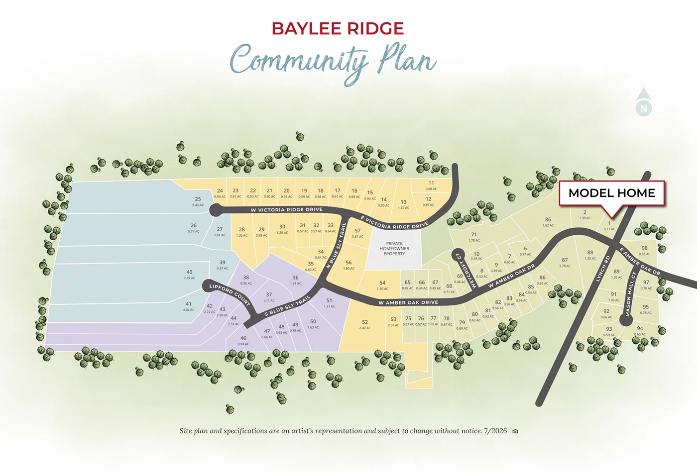 Baylee Ridge Siteplan